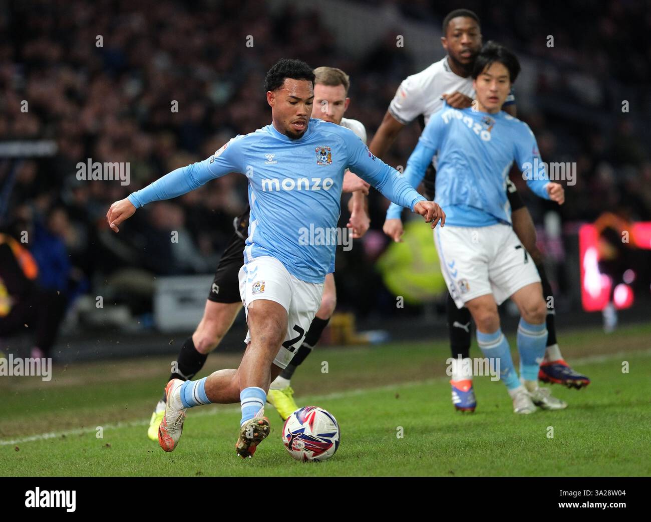11th March 2025; Pride Park, Derby, Derbyshire, England; EFL Championship Football, Derby County