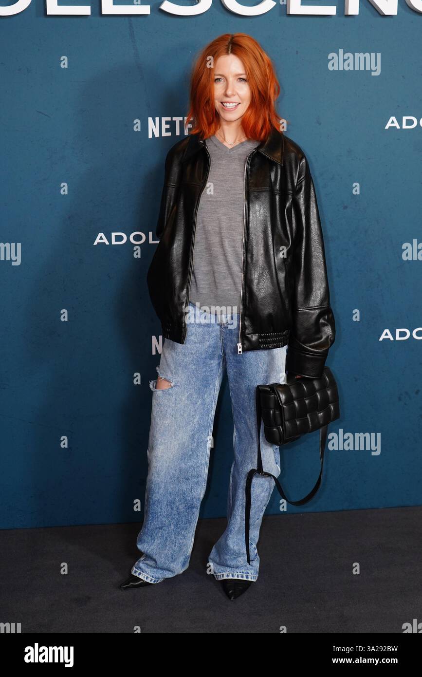 Stacey Dooley Arriving For The Special Screening Of Adolescence At Stacey Dooley Arriving For The Special Screening Of Adolescence At Bafta In Central London Picture Date Wednesday March 12 2025 3A292BW