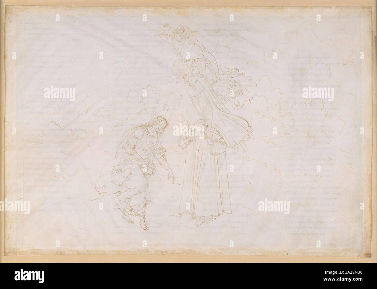 'Paradiso 27' from Botticelli’s 'Divina Commedia' depicts a divine ...