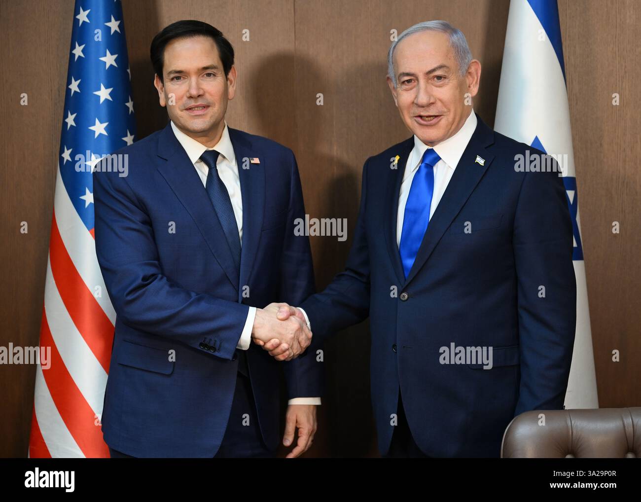 Gaza israel map 2025 hi res stock - Jerusalem Israel 16 February 2025 Israeli Prime Minister Benjamin Netanyahu Right Shakes Hands With Us Secretary Of State Marco Rubio Left Before A Bilateral Meeting At The Prime Ministers Office February 16 2025 In Jerusalem Israel Credit David Azaguryus State Department Photoalamy Live News 3A29P0R 