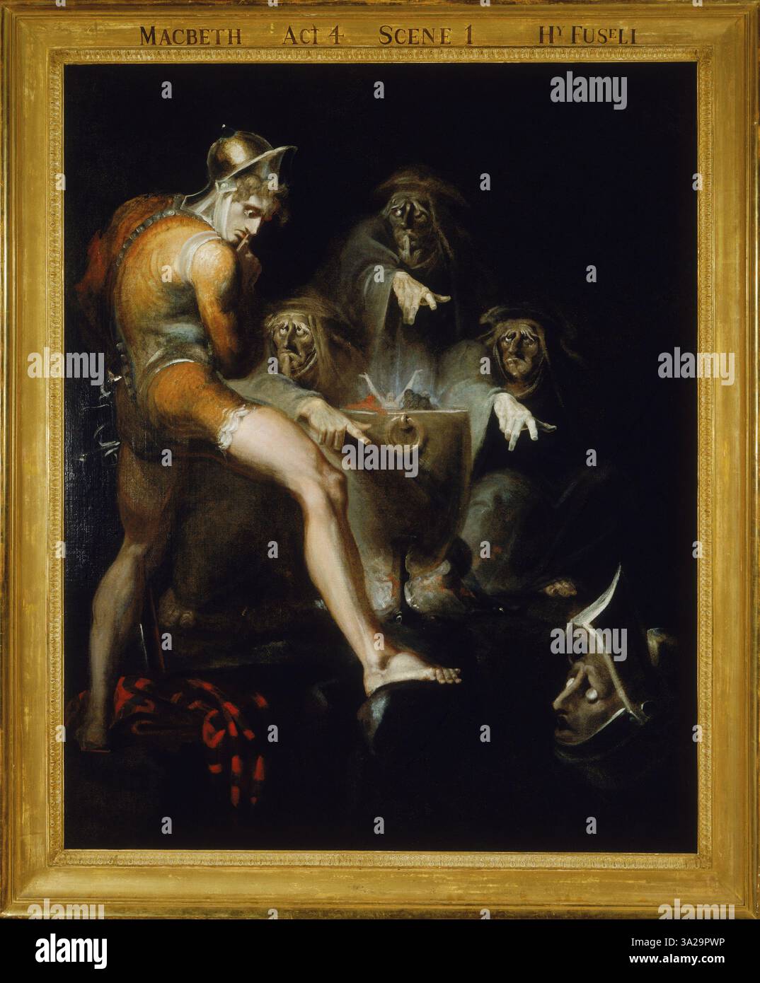 In this iconic painting, Fuseli depicts Macbeth consulting the vision ...