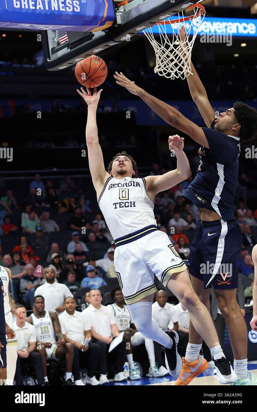 CHARLOTTE, NC - MARCH 12: Georgia Tech Yellow Jackets forward Darrion ...