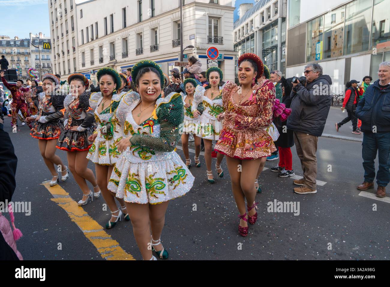 Vibrant dancers celebrate joy and culture at Paris Carnival 2025 with ...