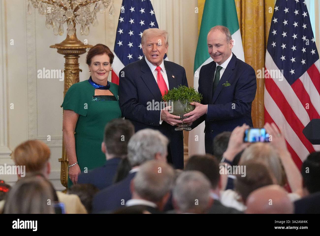 Taoiseach Micheal Martin And His Wife Mary O Shea With US President taoiseach-micheal-martin-and-his-wife-mary-o-shea-with-us-president