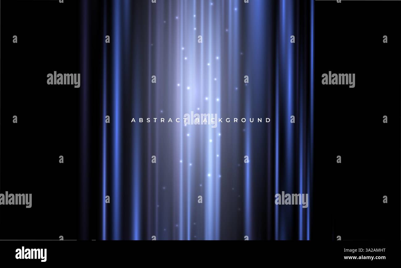 Black and blue modern abstract background with vertical glowing ...
