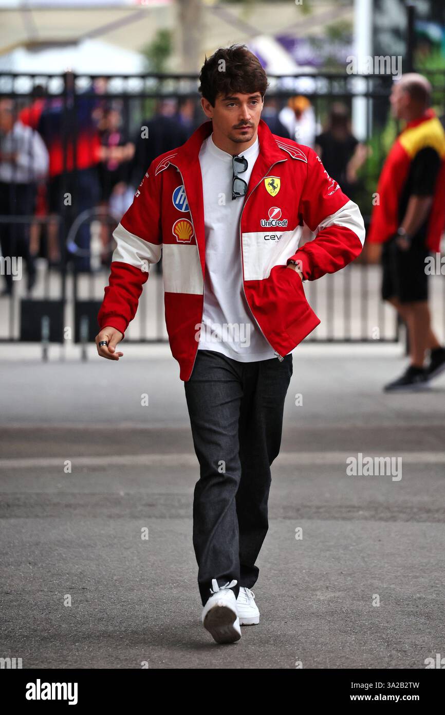 Charles Leclerc (MON) Ferrari. 13.03.2025. Formula 1 World Championship, Rd 1, Australian Grand