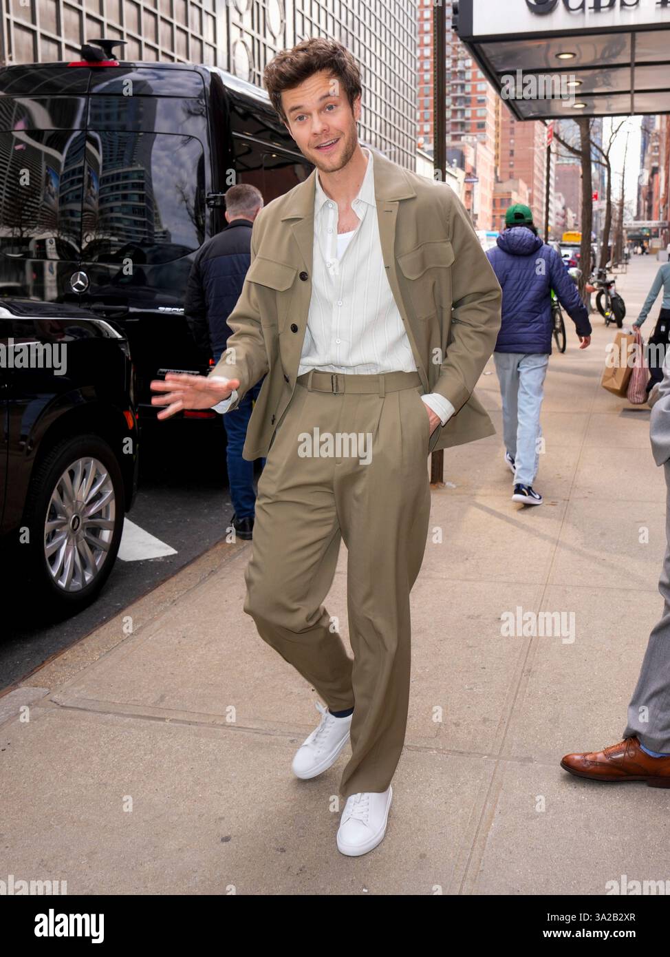 Photo by XNY/STAR MAX/IPx 2025 3/12/25 Jack Quaid is seen on March 12, 2025 in New York City