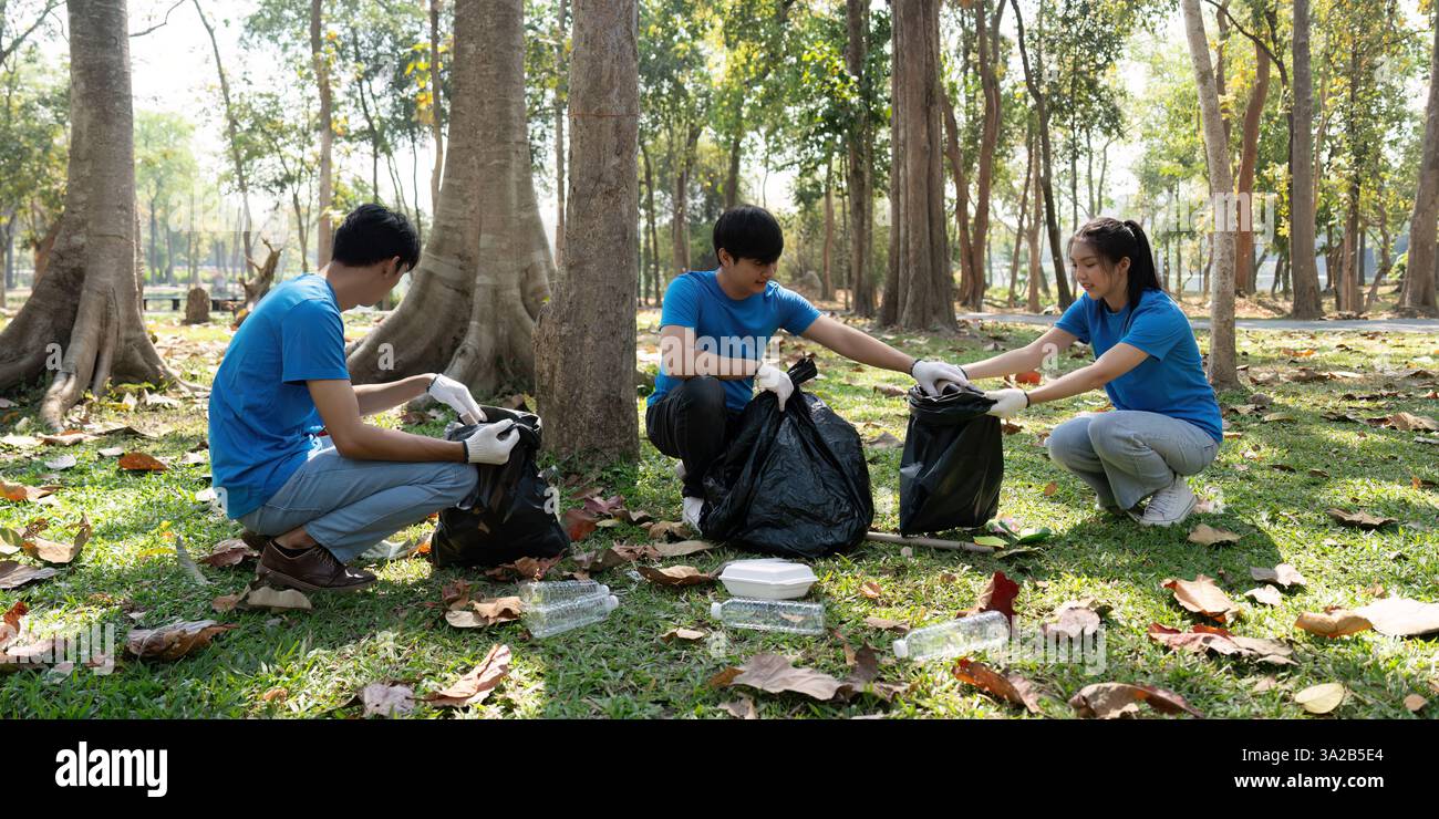 Visual Reference: Collaboration And Environmental Responsibility Volunteers Sorting