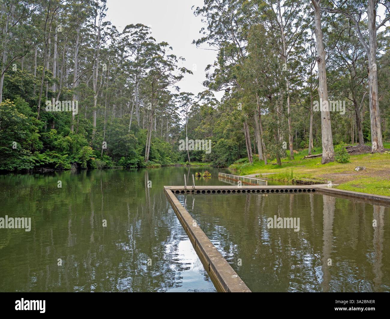 Pemberton Swimming Pool Stock Photo