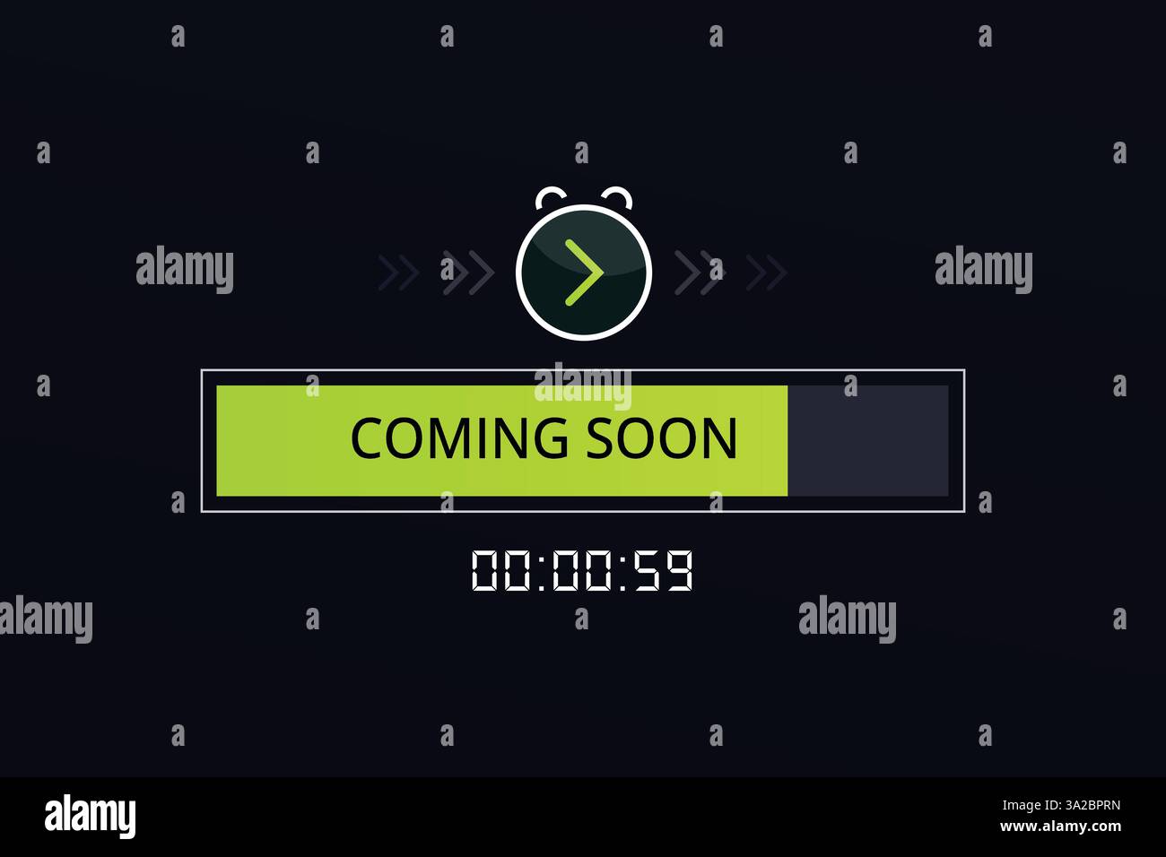 vector Modern coming soon clock and timer design Stock Vector Image ...