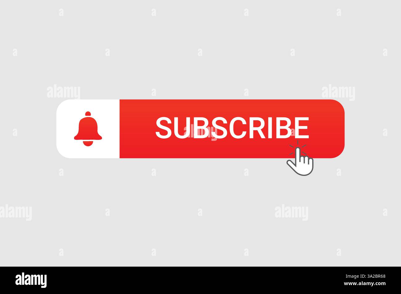vector subscribe web and app button red icon Stock Vector Image & Art ...