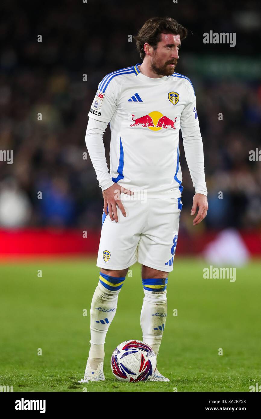 Joe Rothwell of Leeds United during the Leeds United FC v Millwall FC ...