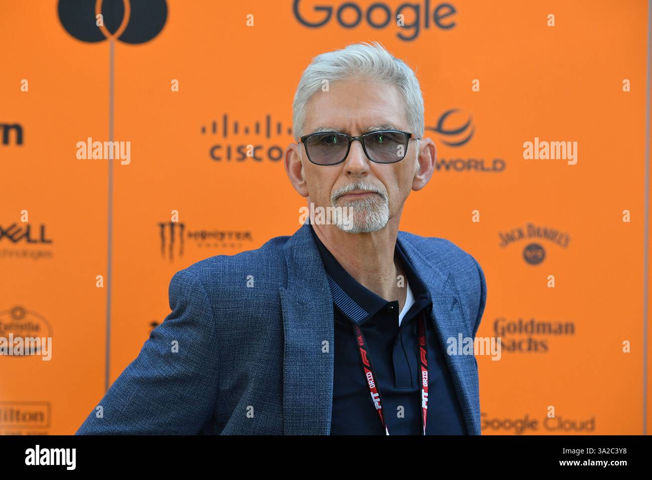 MELBOURNE, AUSTRALIA 13 Mar 2025. Pictured Former F1 World Champion and TV personality Damon
