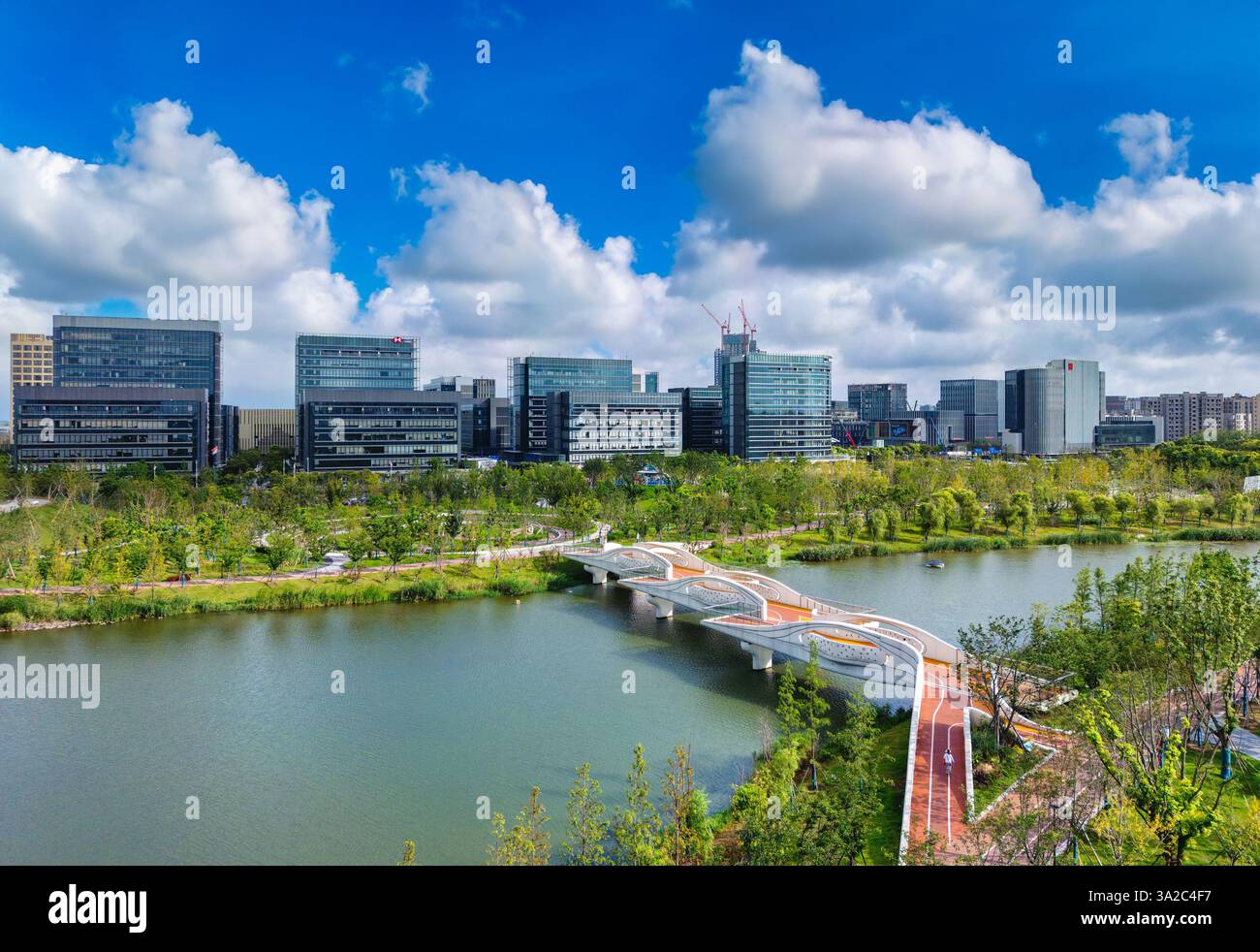 Cityscape of Lingang New Area, Shanghai, China Stock Photo - Alamy