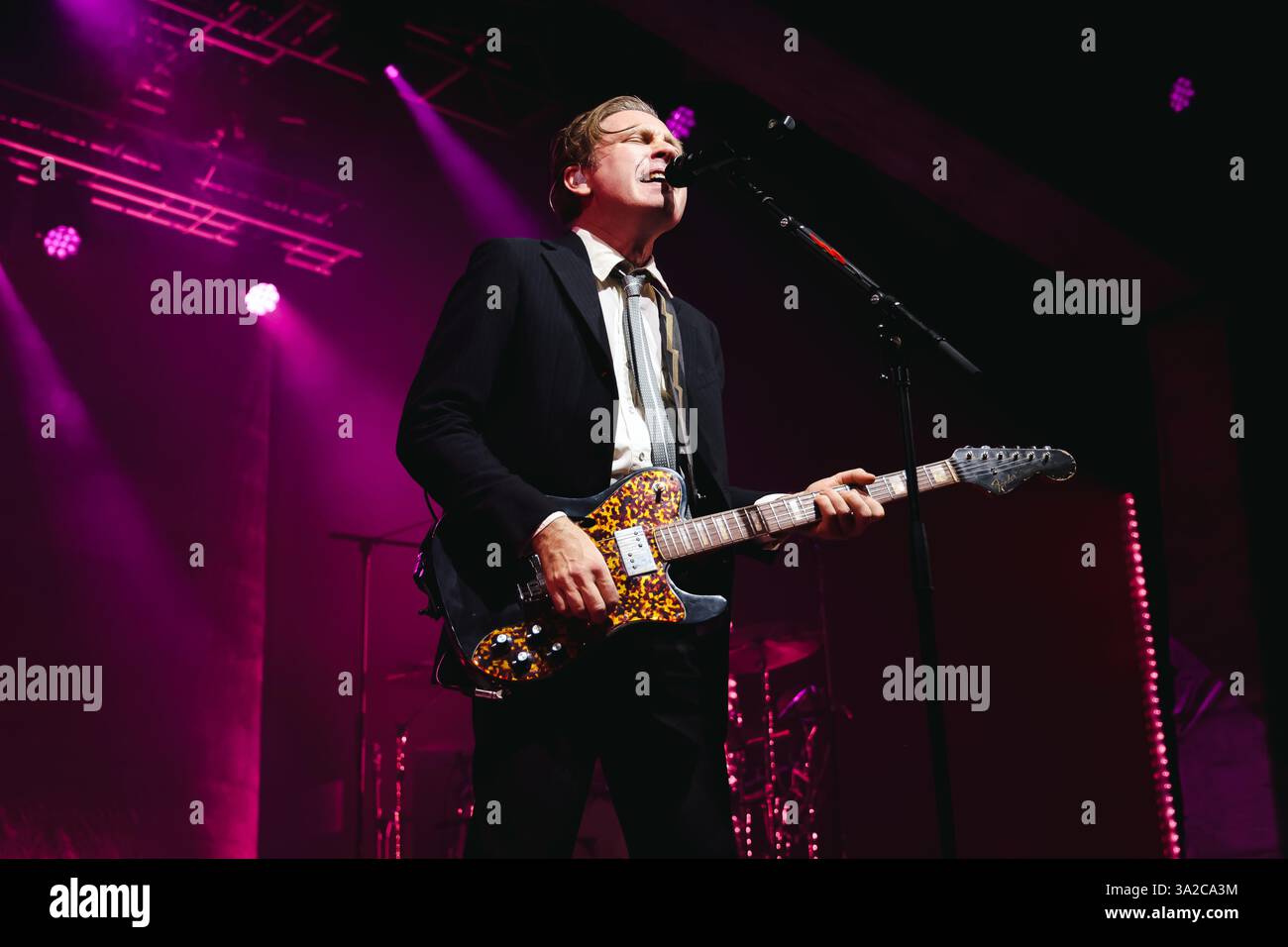 Alex Kapranos of Franz Ferdinand performs during The Human Fear Tour at Fabrique in Milan, Italy