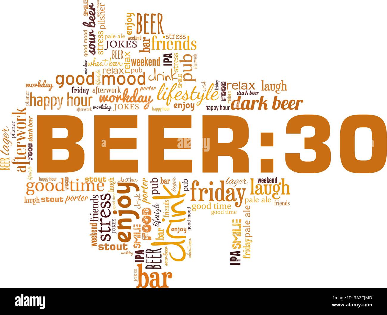 Happy hour somewhere Stock Vector Images - Alamy