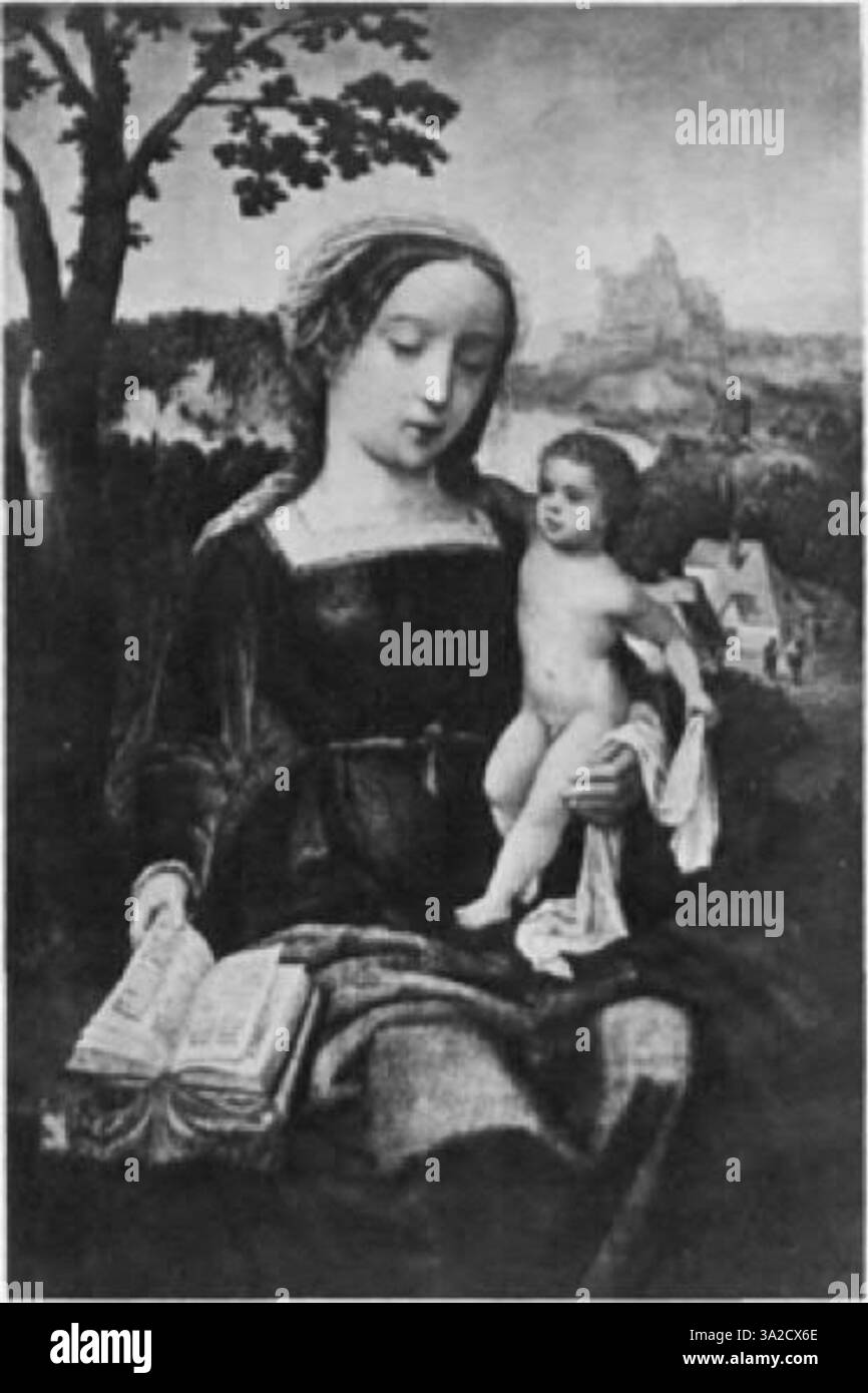 This piece features the detailed portrayal of religious figures ...