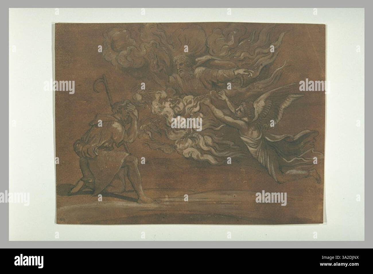 Mose Raphael Solidum This copy of Raphael’s 'The Burning Bush' illustrates the biblical ...