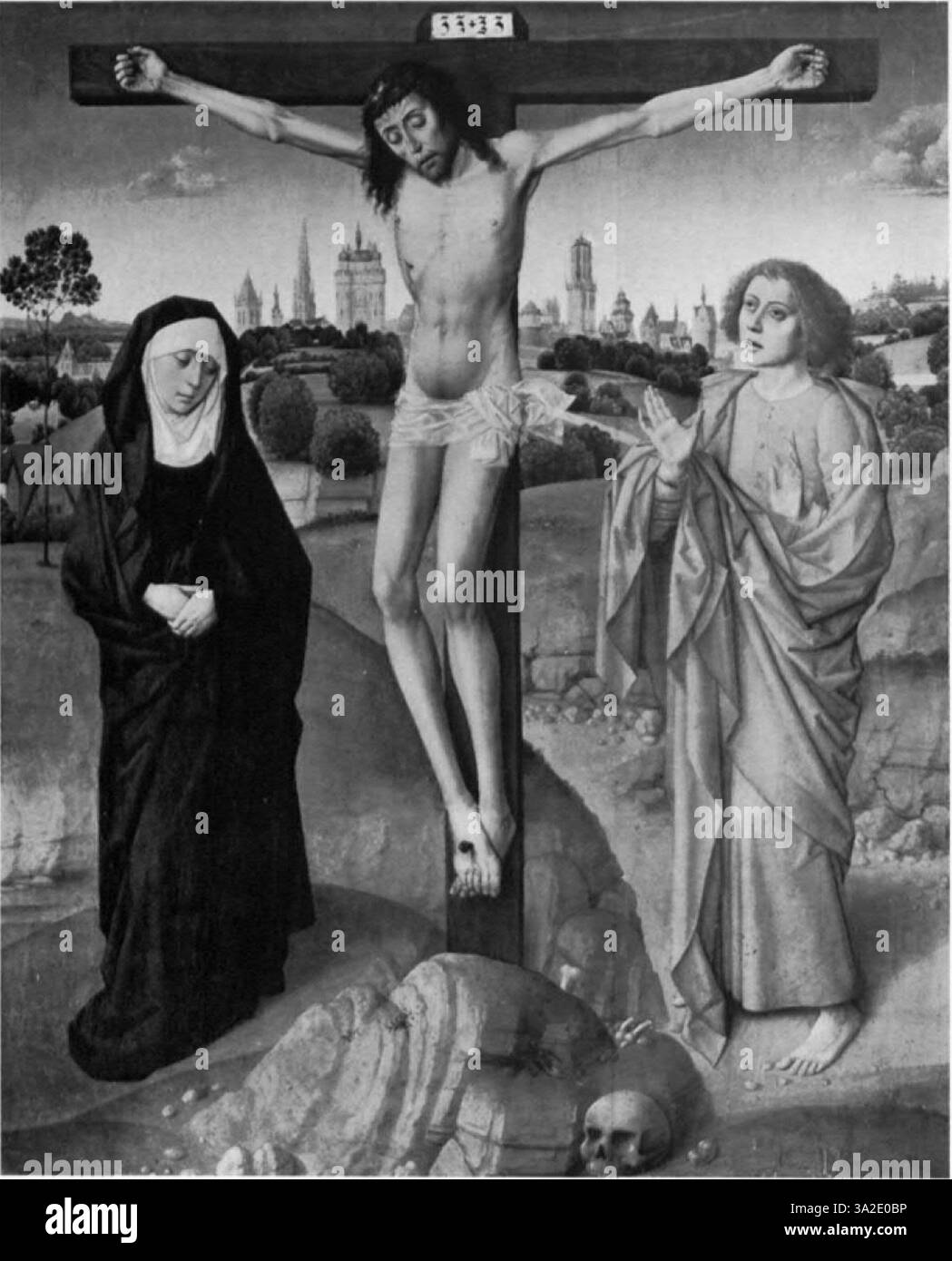 Religious Expression This religious artwork highlights the deep emotional engagement of the ...