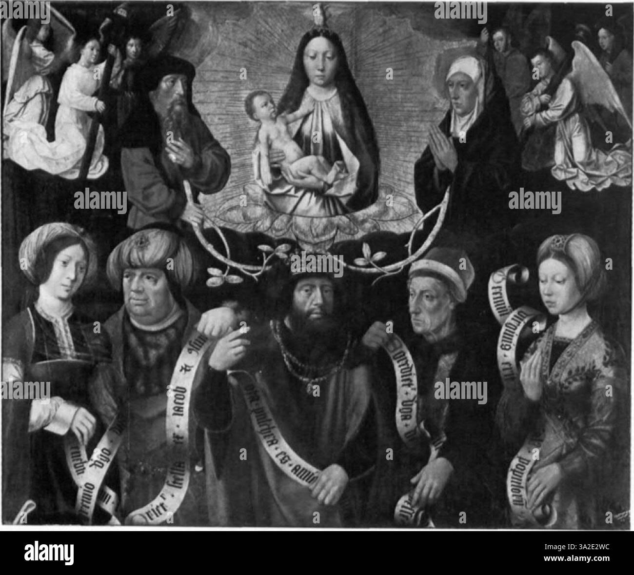 This religious painting by Joos van Cleve, Jan Provost, and Joachim ...