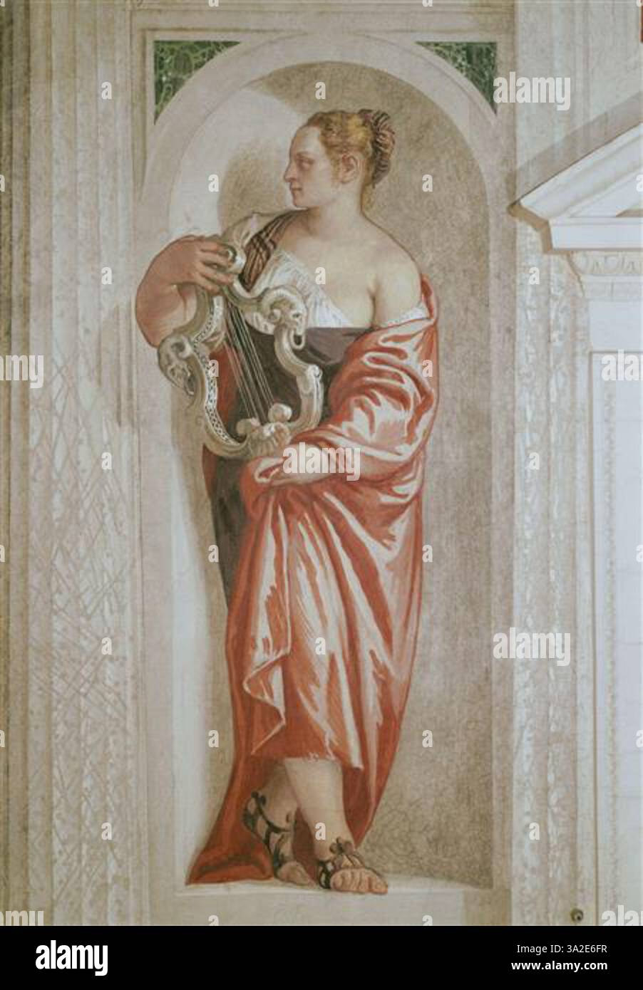 Seated with lyre hi-res stock photography and images - Alamy