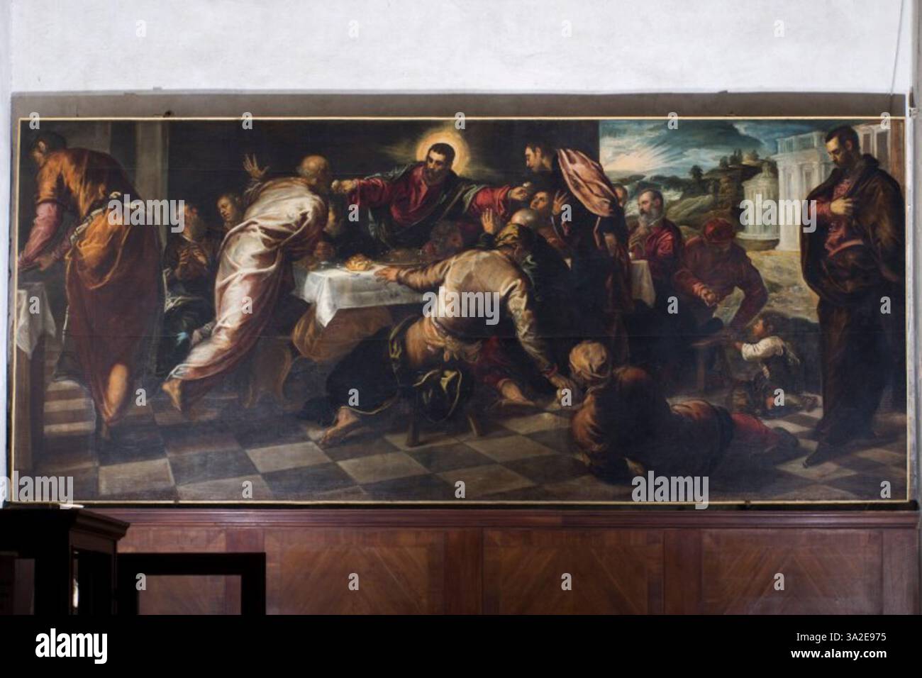 Jacopo Tintoretto S Depiction Of The Last Supper In Venice Portrays The