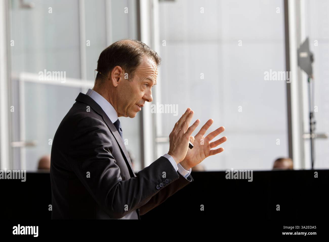 AUSTRIA; VIENNA; 20250313; Andreas Brandstetter, CEO of the UNIQA Insurance Group, during a