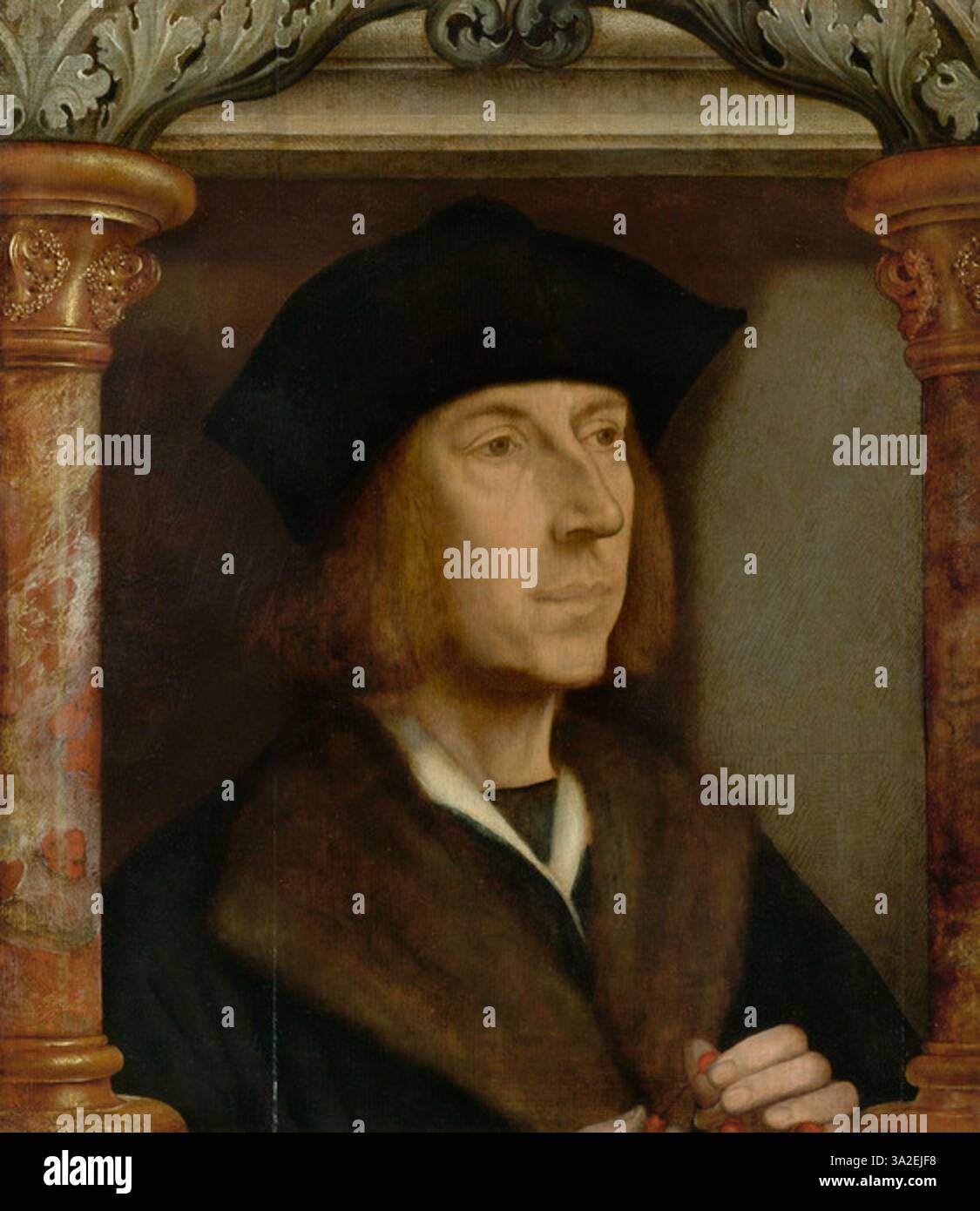 This portrait by Quinten Massys shows an unnamed man, capturing his ...