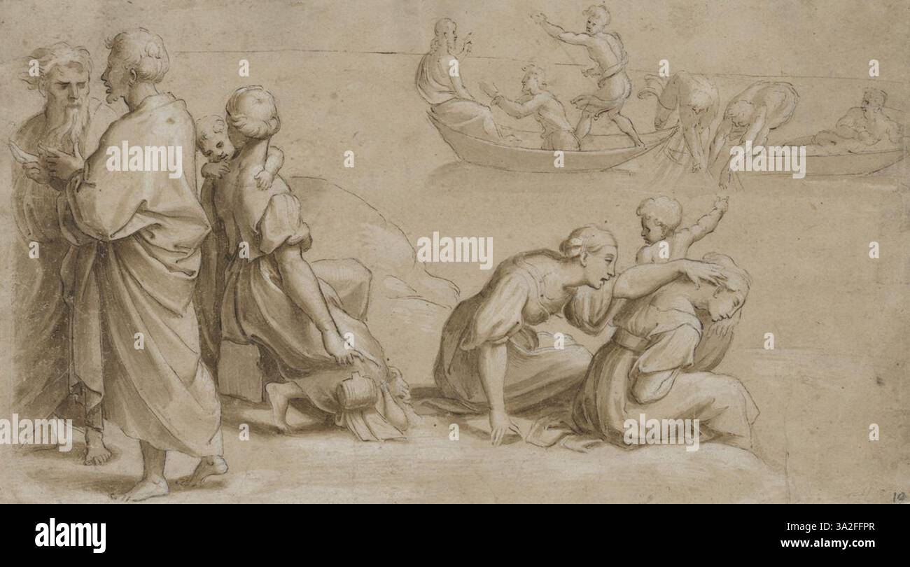 Disciples Catching Fish Miraculous catch of fish hi-res stock photography and images - Alamy