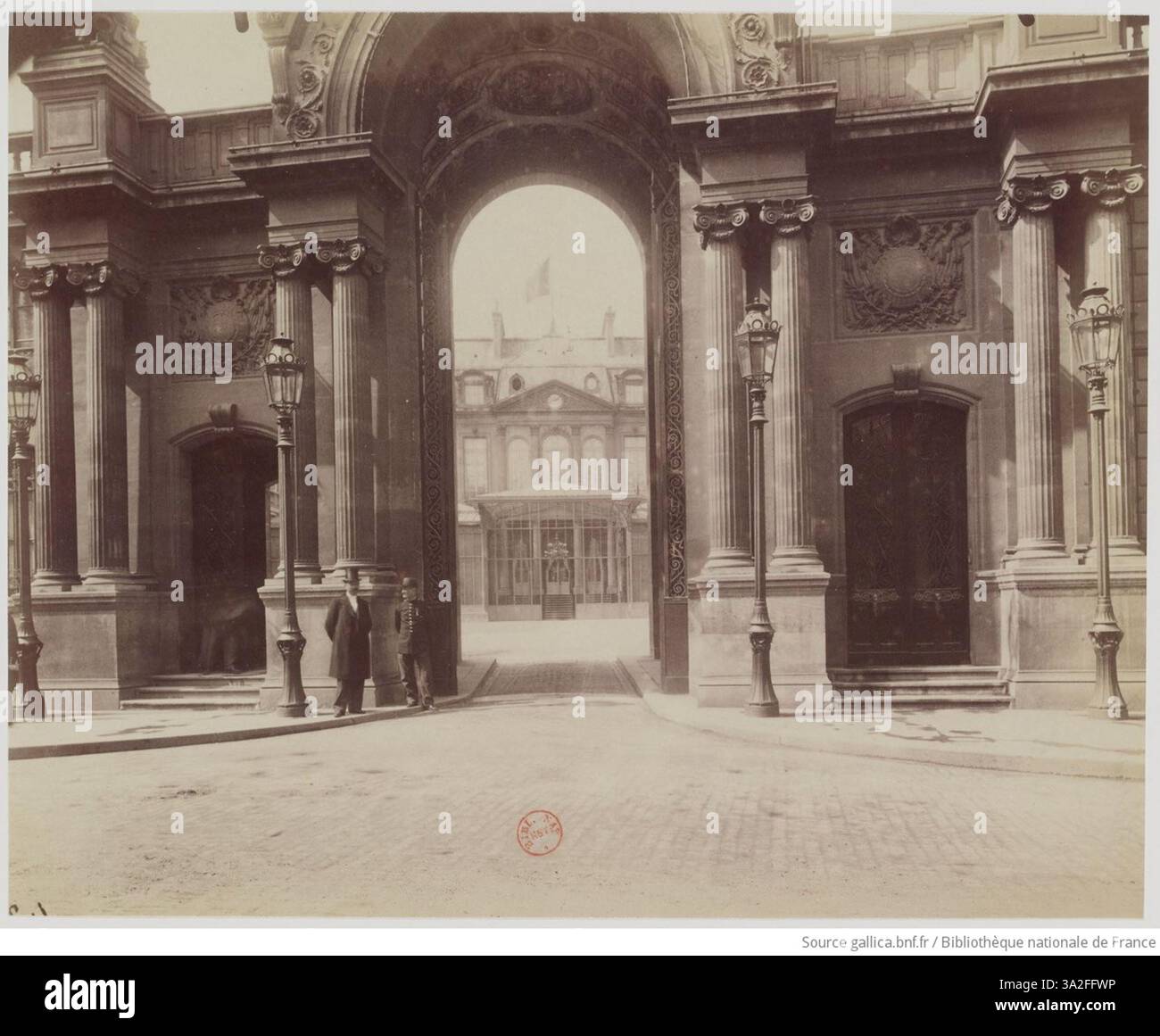 This photograph by Eugène Atget showcases the Ancien Hôtel du Comte d ...