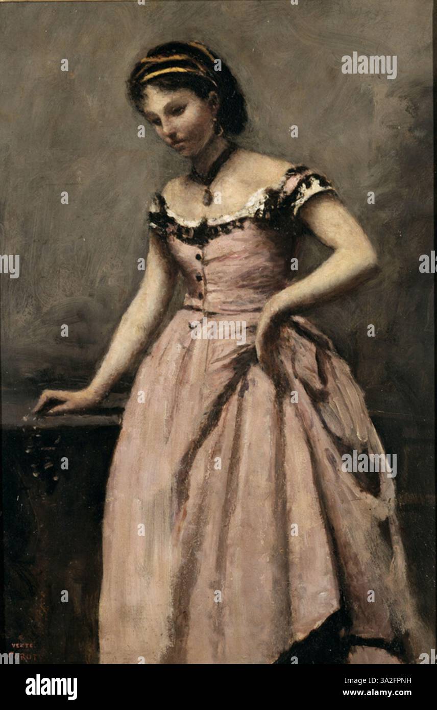 Robe En Dentelle Orsay Taille 38 - Rose Chair, Coupe élégante - Très Bon état