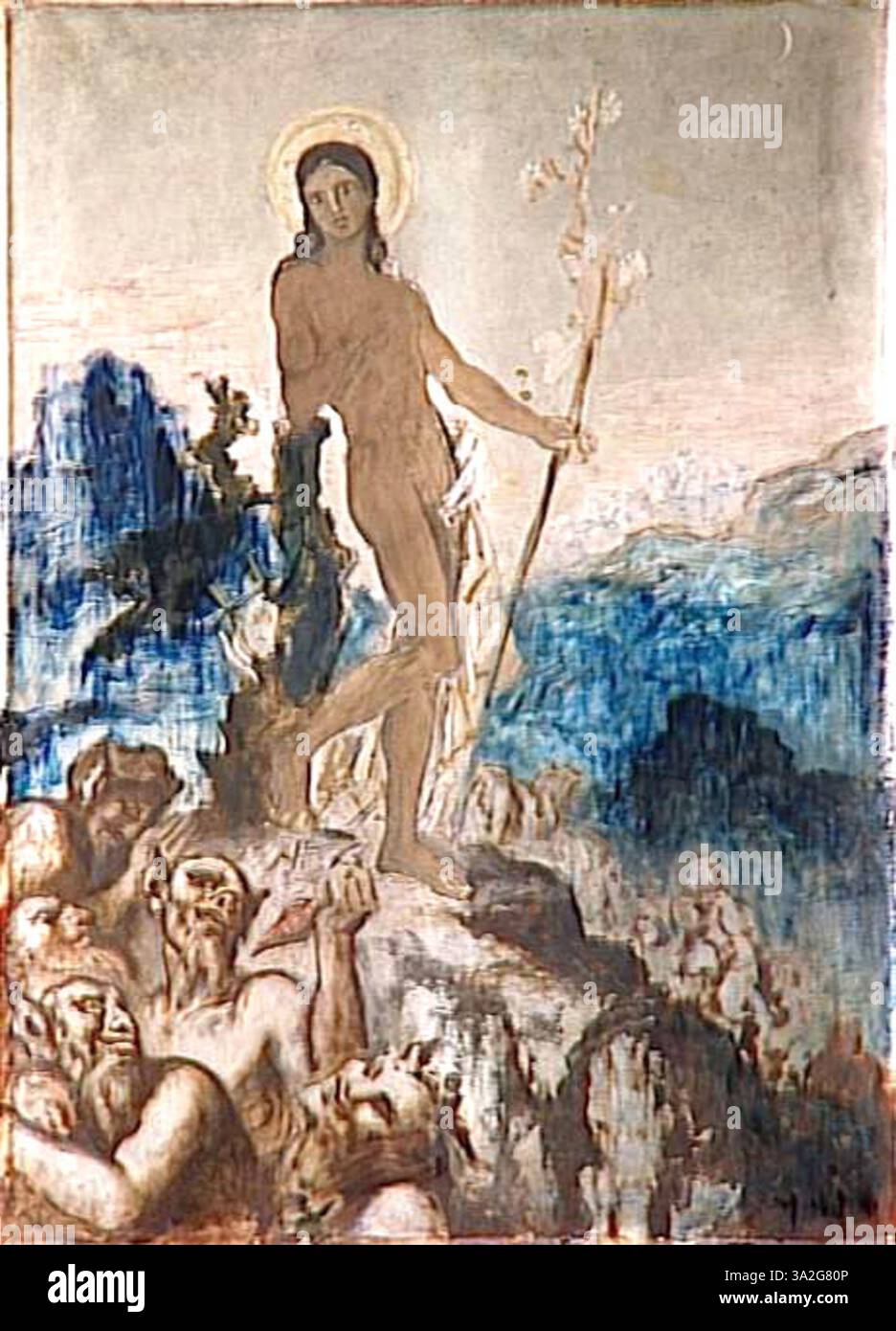In this piece, Moreau depicts Apollo with the satyrs from Greek ...