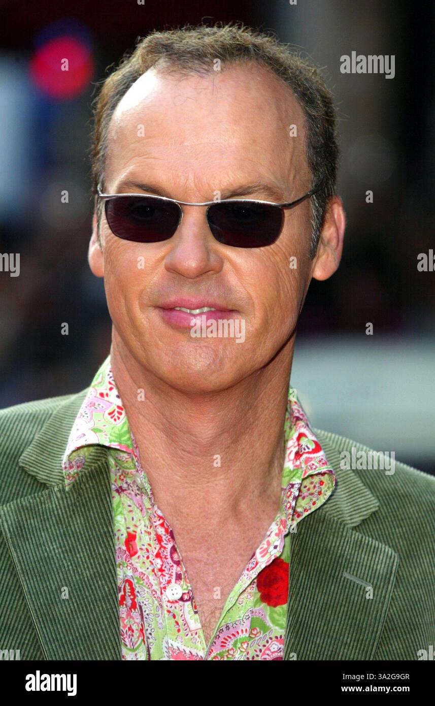 July 28, 2005 - London, United Kingdom - K44269. 001504  .'HERBIE:FULLY LOADED' UK PREMIERE- VUE LEICESTER SQUARE, LONDON. UK. 07-28-2005. MARK CHILTON- LINKUK-   2005.MICHAEL KEATON(Credit Image: © Globe Photos/ZUMAPRESS.com) Stock Photo