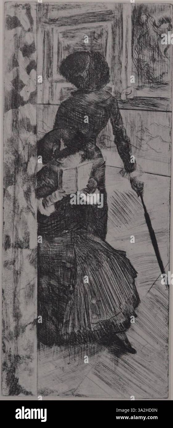 This portrait by Degas emphasizes the connection between Reed and ...