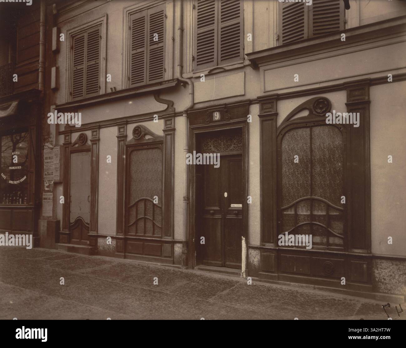 This 1926-27 photograph by Eugène Atget shows Boulevard Auguste-Blanqui ...