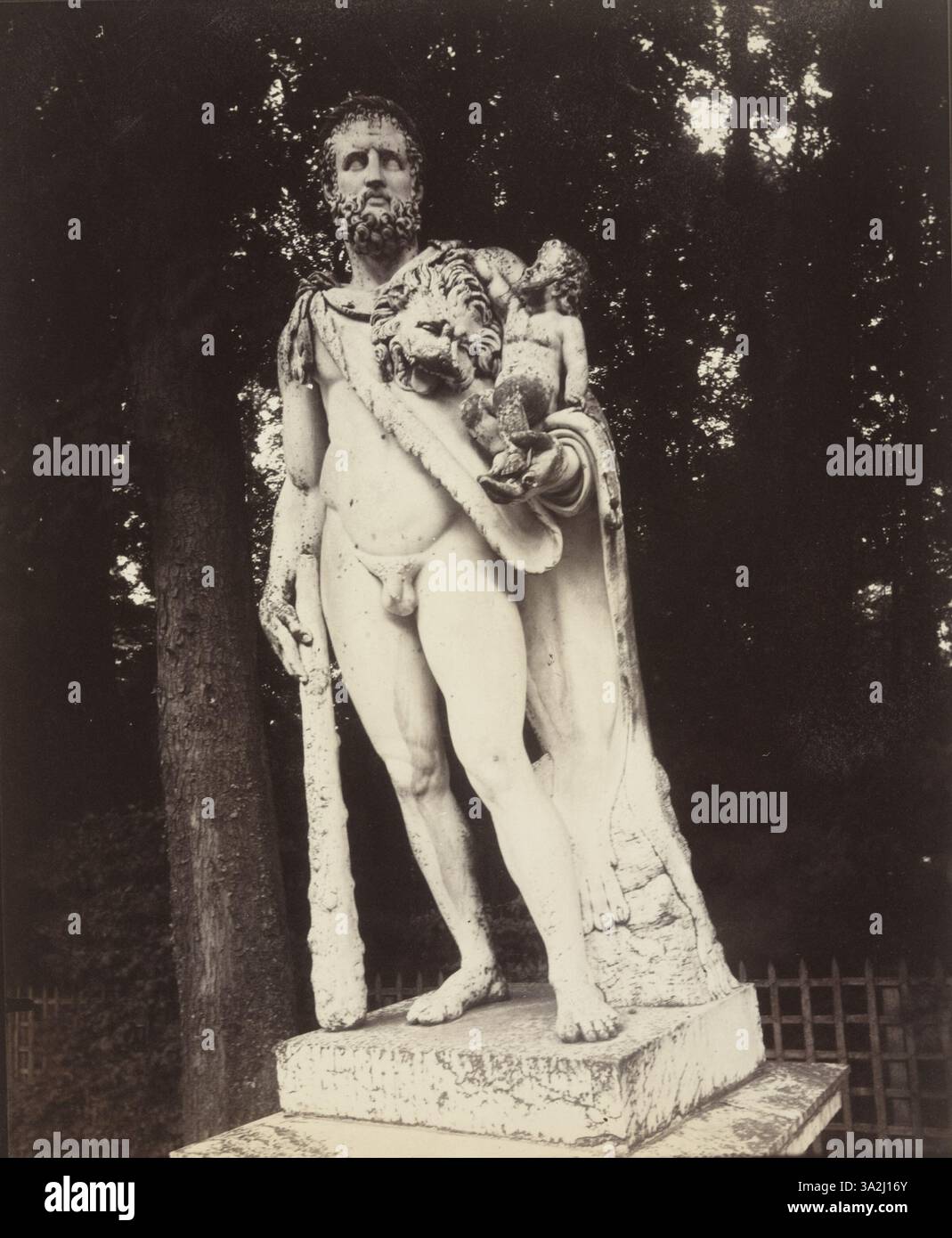 Telephus This 1923-24 photograph by Eugène Atget features the painting 'Hercules ...