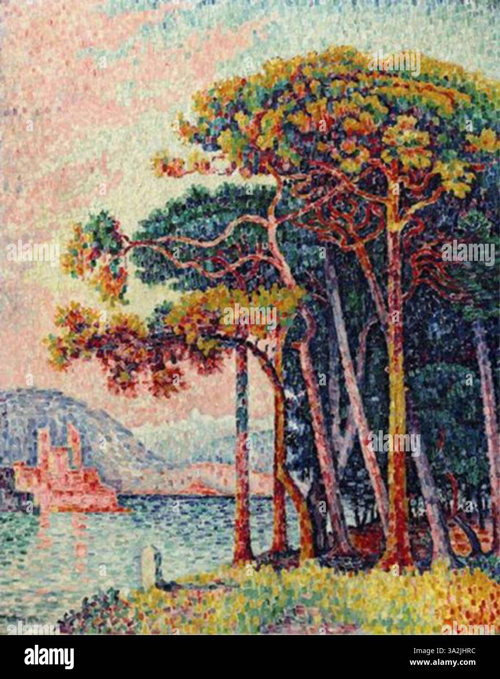 In Painting 514 Paul Signac Depicts A Coastal Scene With Vibrant Hues In Painting 514 Paul Signac Depicts A Coastal Scene With Vibrant Hues
