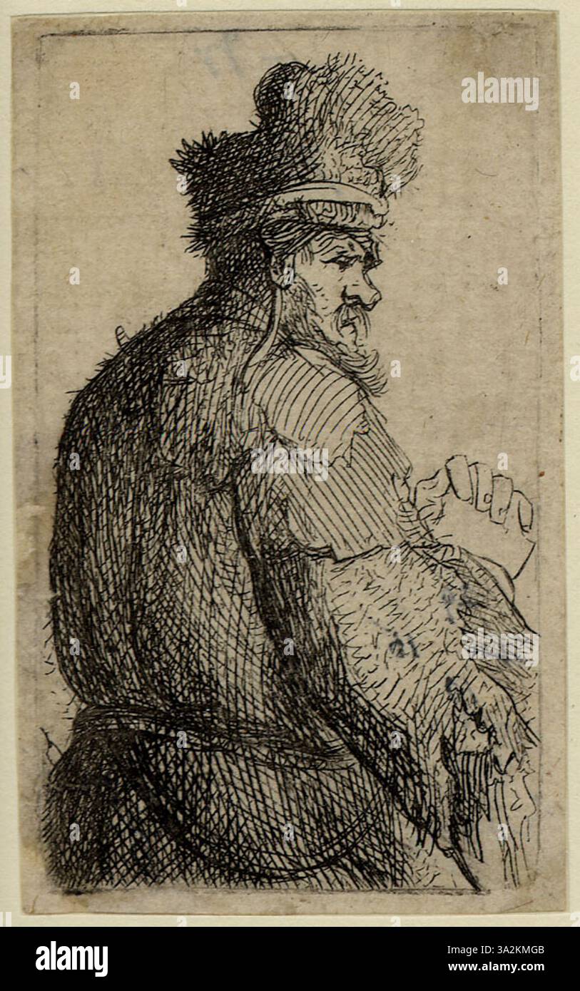 This 1829 etching by Rembrandt is a classic example of his detailed ...