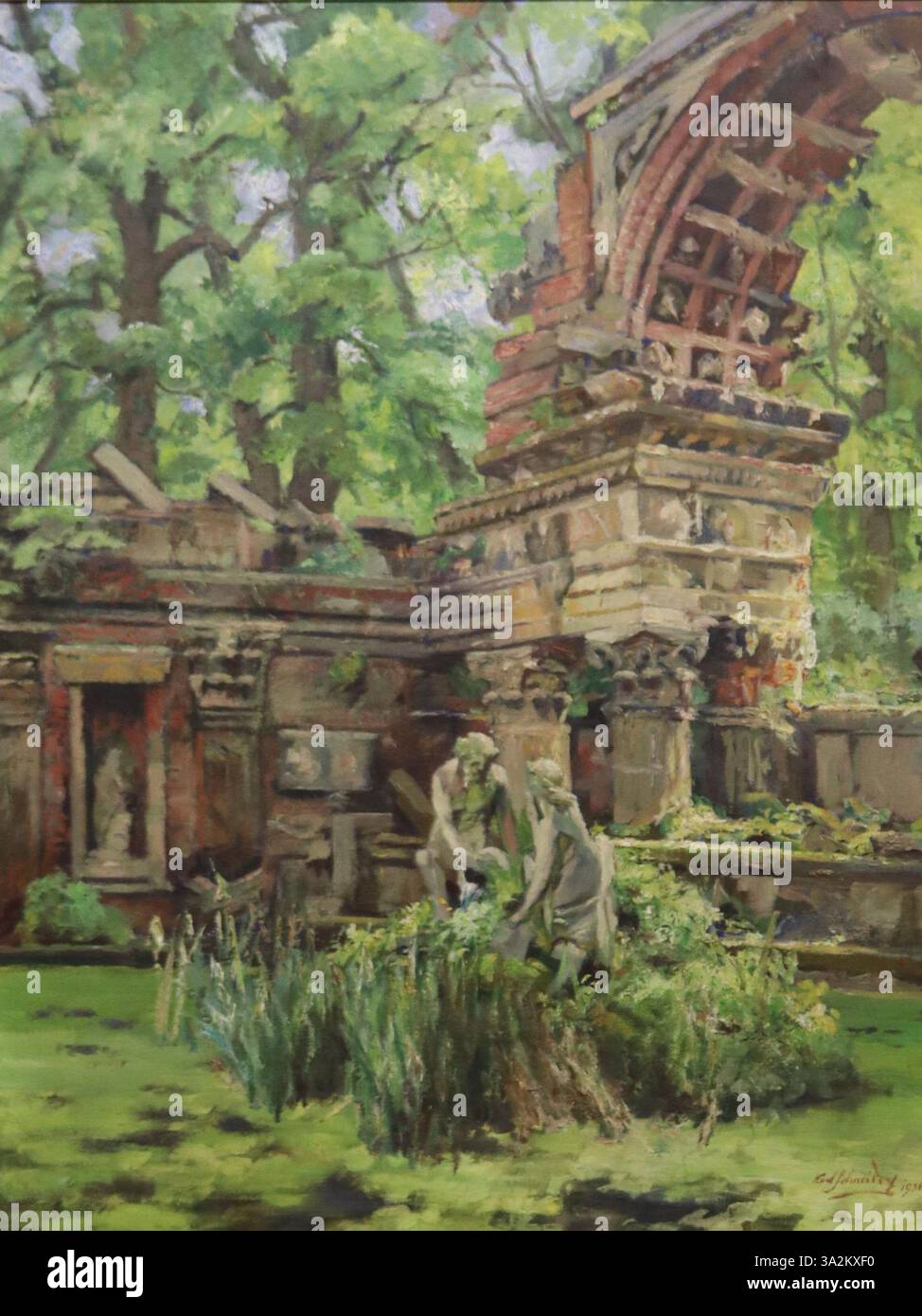 Landscape with Classical Ruins by Marco Ricci, image size:974x1390