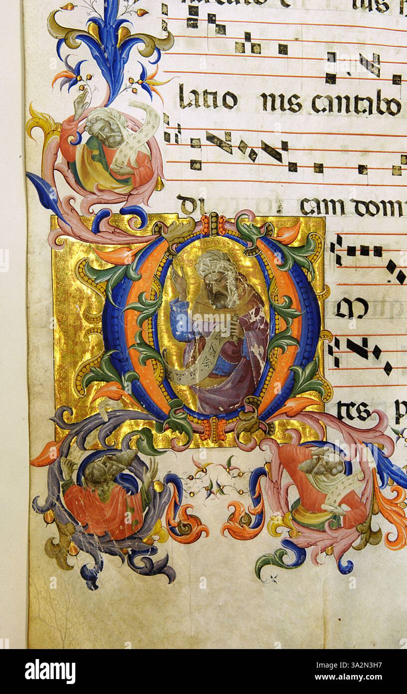 Lorenzo Monaco's 'Profeta' (Prophet) illustrates the prophetic figure ...