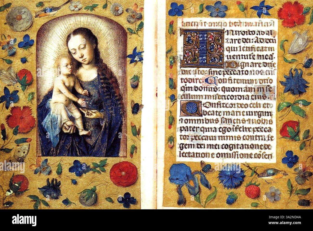 A miniature of the Virgin and Child by Gerard David, housed in El ...