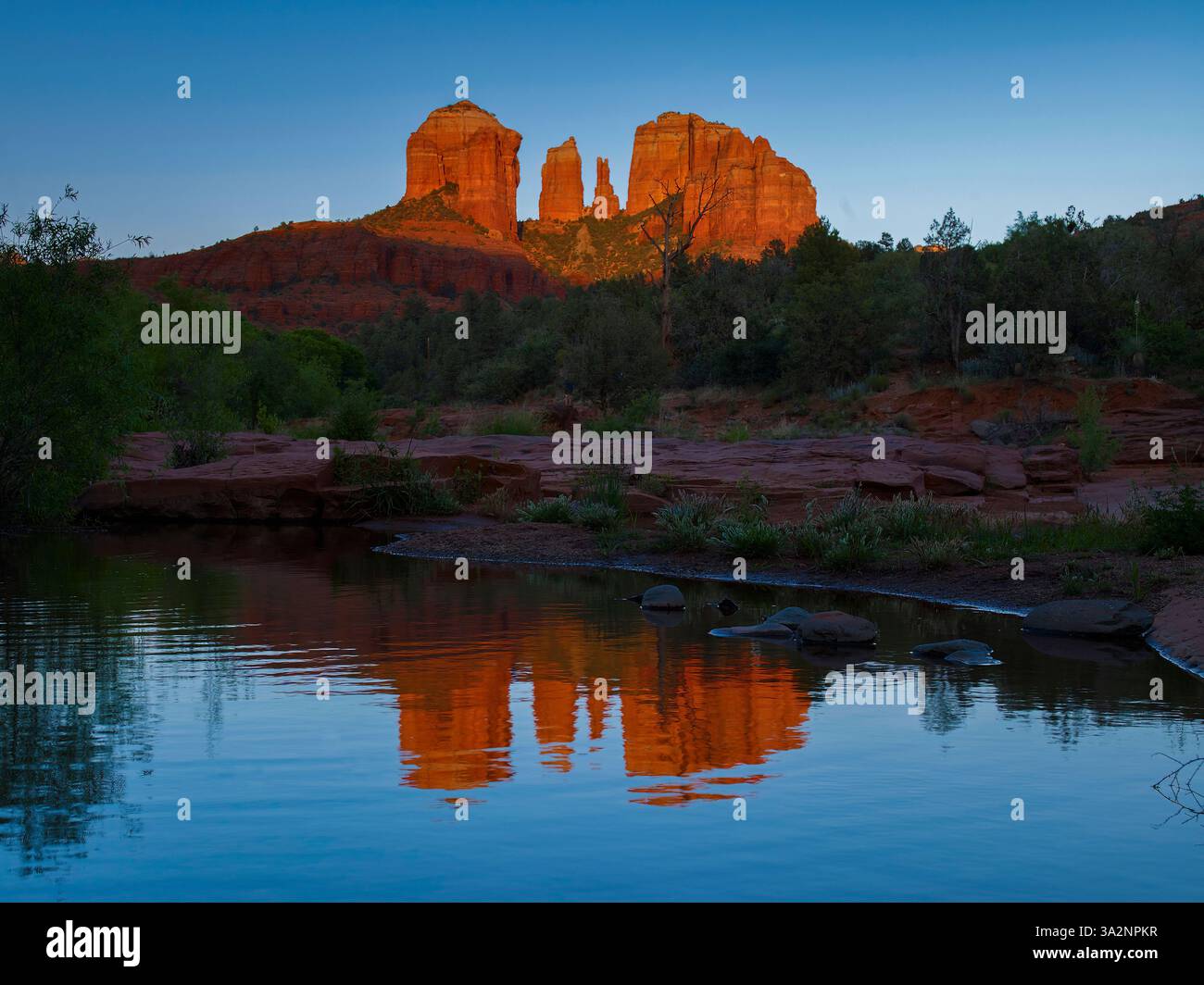 Cathedral Rocks, Sedona Arizona Stock Photo - Alamy