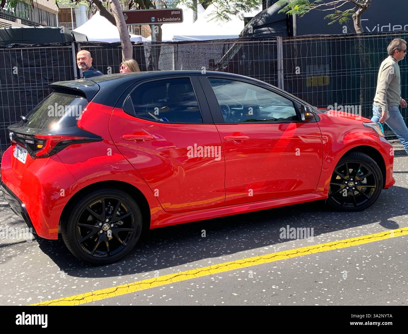 Tenerife Carnival Canary Islands Spain weather hot sunny people happy friendly drink drinking style type tourism tourists restaurant food eating out - Smartphone Captured Stock Image
