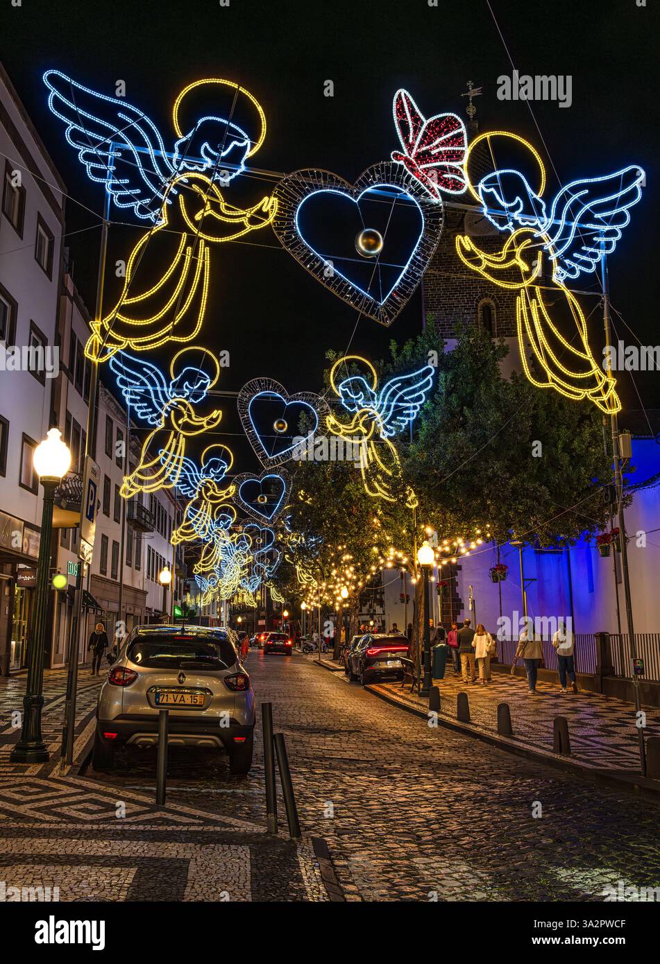 christmas-lights-rua-do-aljube-funchal-madeira-stock-photo-alamy