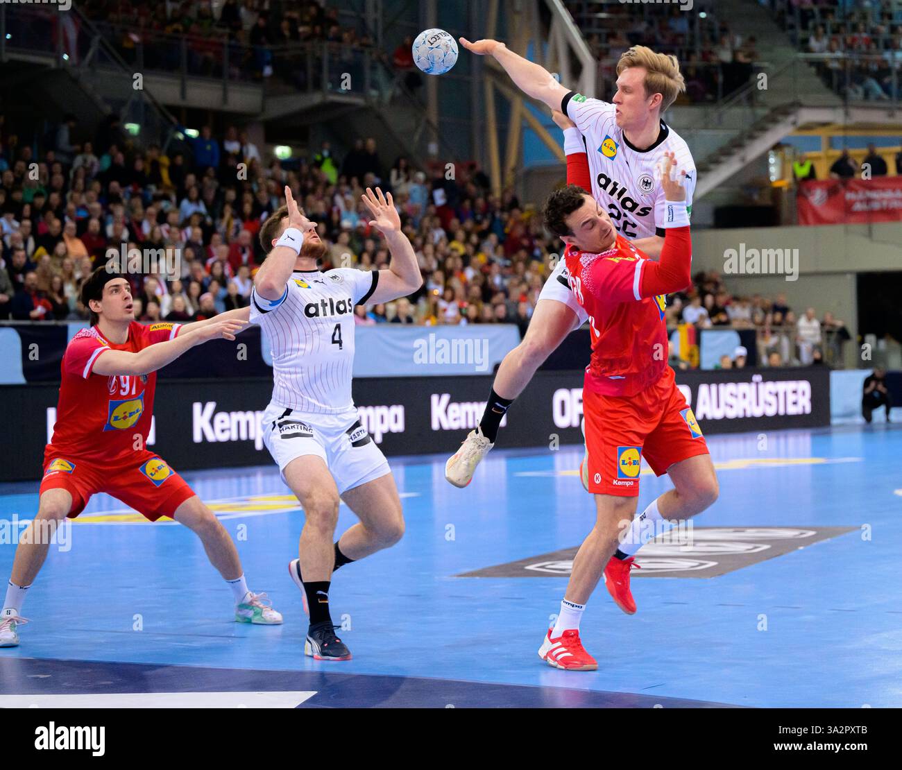 13 March 2025, Austria, Wien Handball European Championship Qualification, Austria Germany