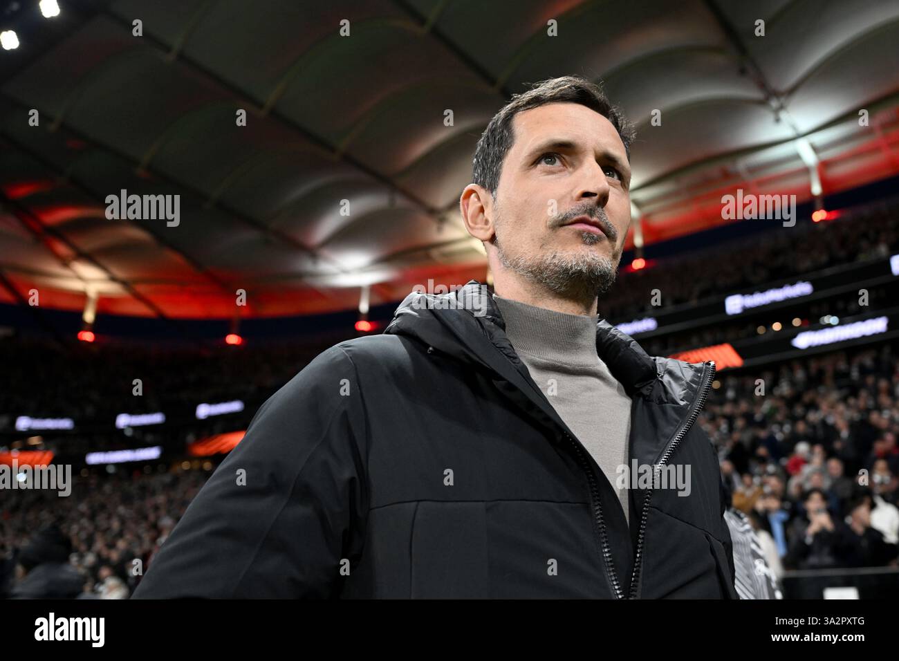 13 March 2025, Hesse, Frankfurt/M. Soccer, Europa League, Eintracht Frankfurt Ajax Amsterdam