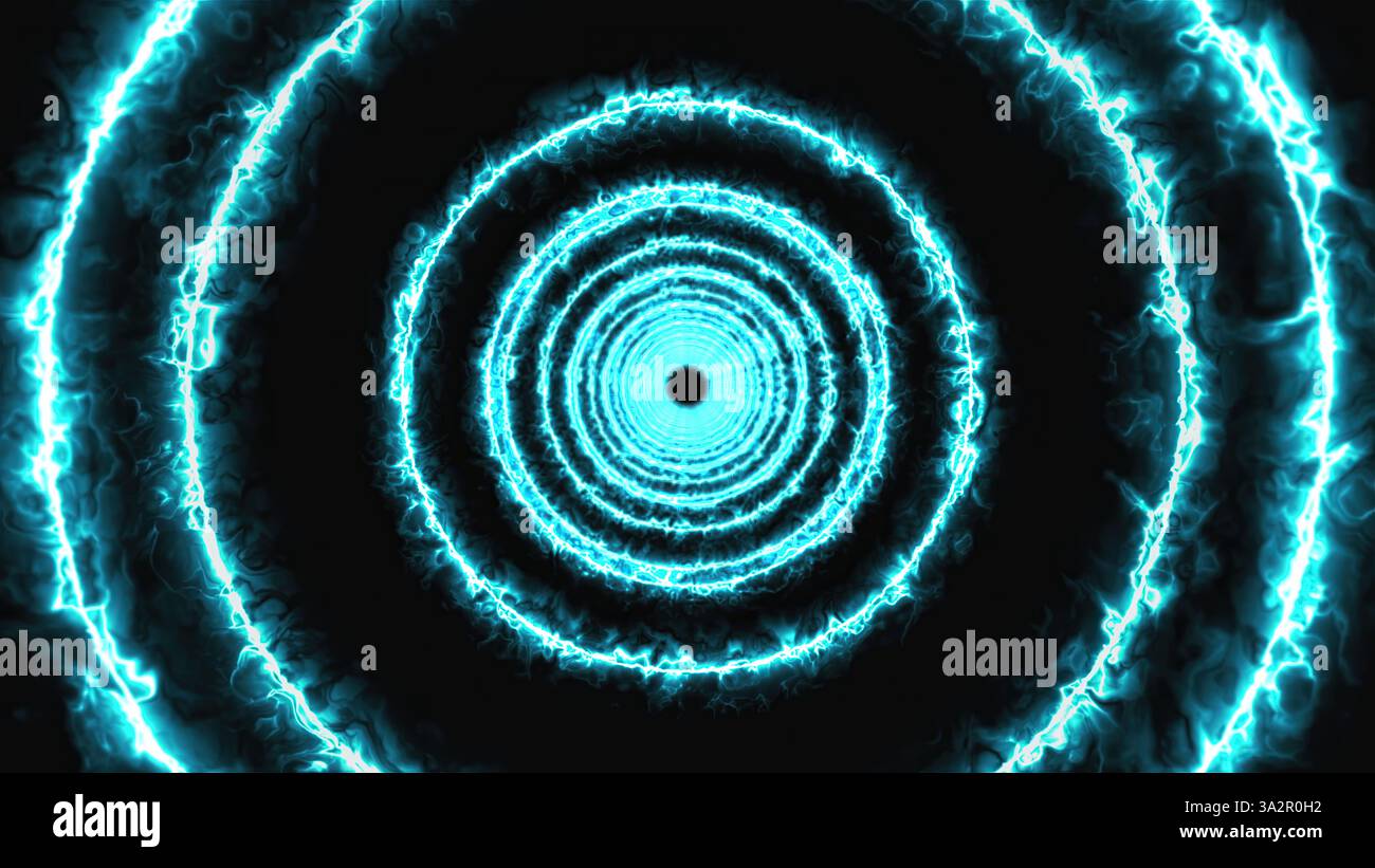 energy circle Tunnel. Computer generated 3d render Stock Photo - Alamy