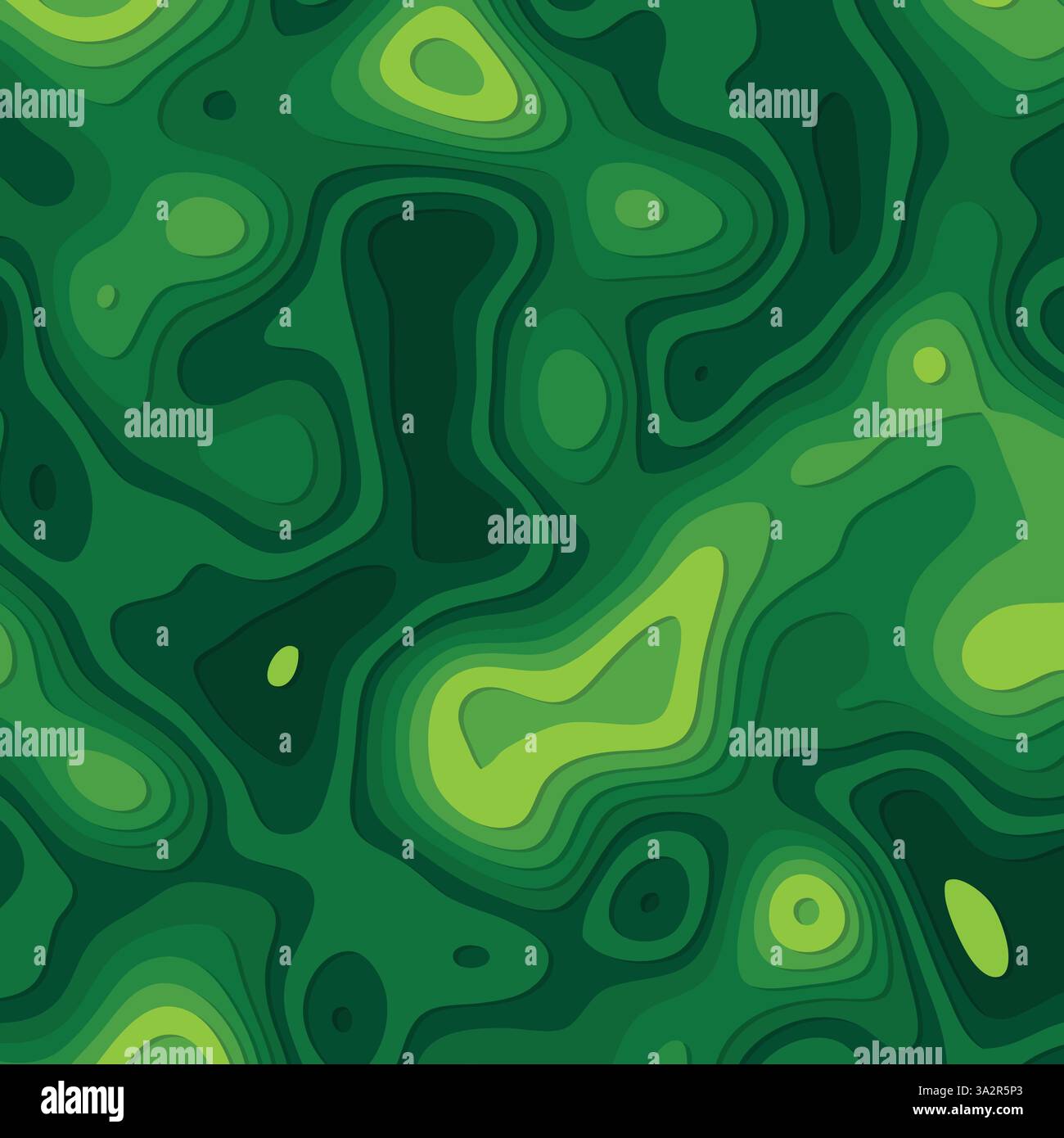 green papercut abstract background Stock Vector