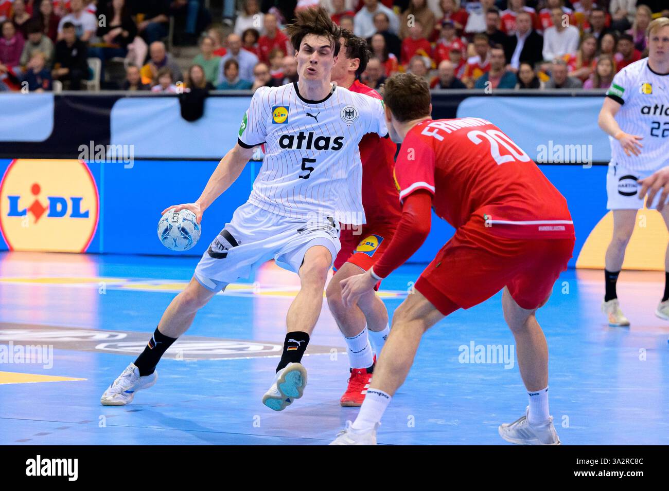 13 March 2025, Austria, Wien Handball European Championship Qualification, Austria Germany