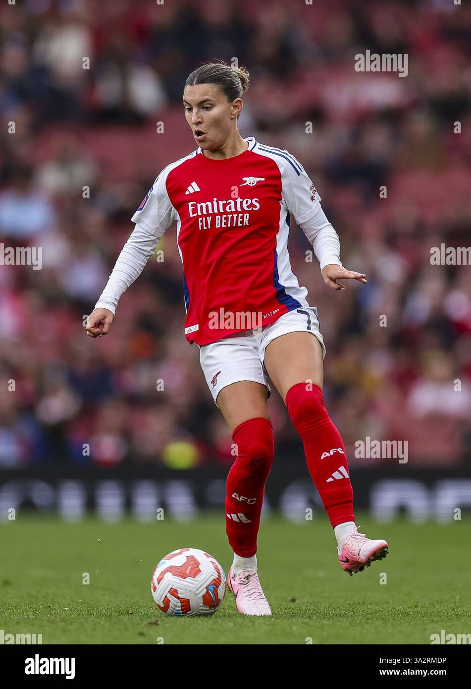 Arsenal's Steph Catley during the Women's Super League match at the ...